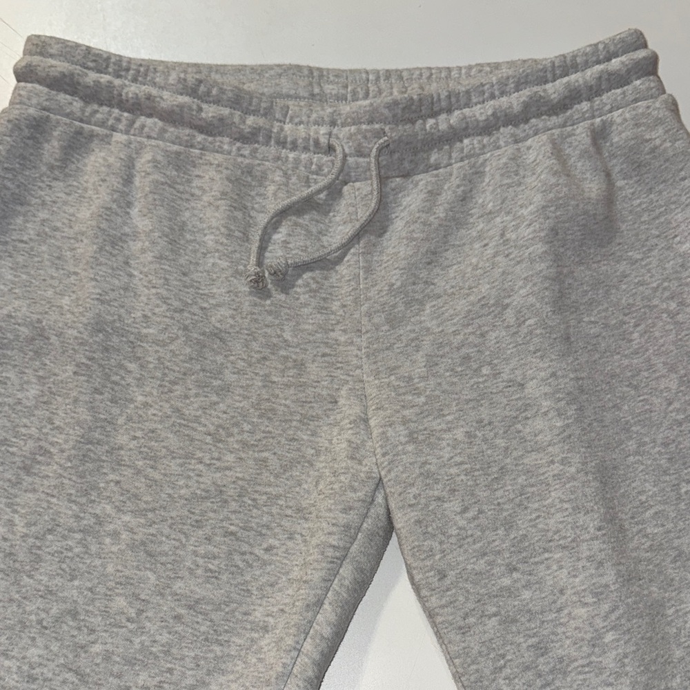 Lazy Sunday Heather GrayY2K Styled Flared Lounge Sweat Pants‎ - Picture 4 of 5